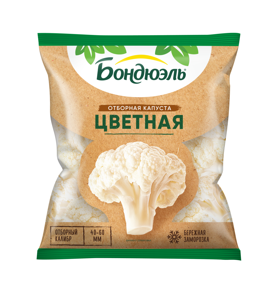 Цветная капуста Бондюэль замороженная, 400 г