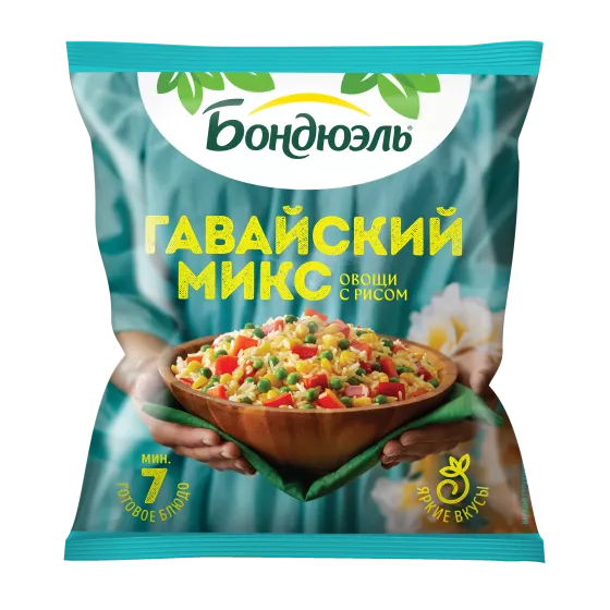 Гавайская смесь Бондюэль, замороженная, 400 г