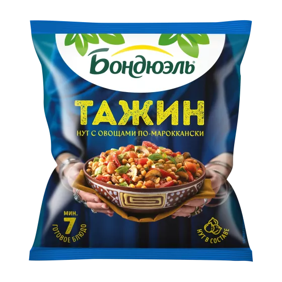 Овощи Бондюэль Тажин по-маррокански, смесь замороженная, 400 г