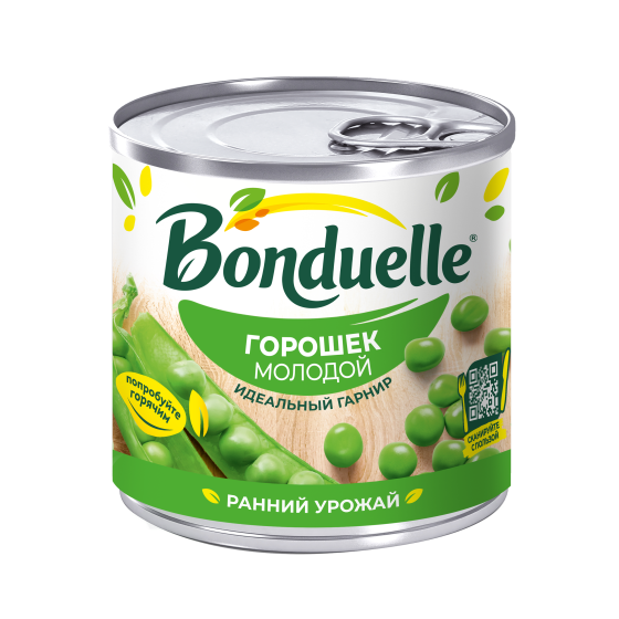 Нахӯди консервшудаи Bonduelle, ҷавон, 200 г