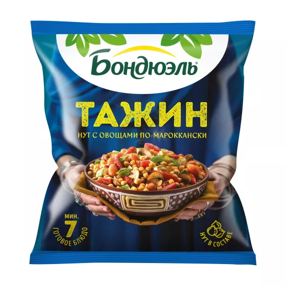 Овощи Бондюэль Тажин по-маррокански, смесь замороженная, 400 г