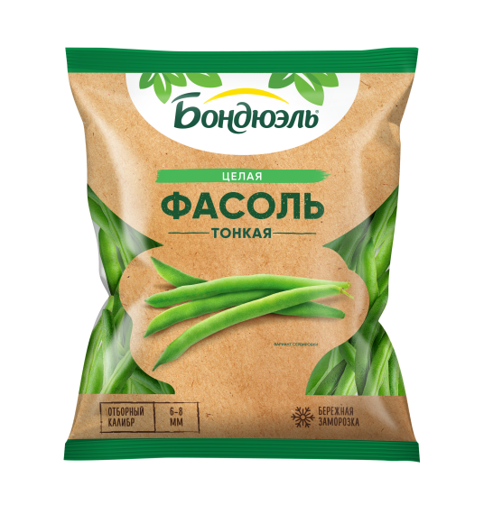 Фасоль замороженная Бондюэль фермерская, тонкая, 400 г